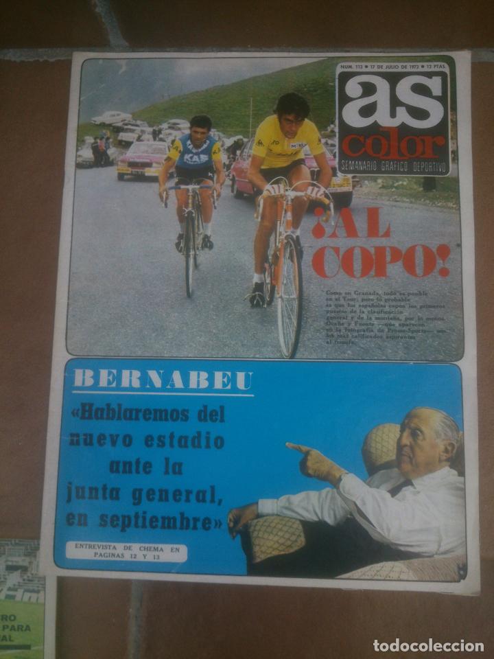 Coleccionismo deportivo: N&ordm;113  AS BERNABEU - Foto 1