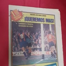 Coleccionismo deportivo: SPORT Nº 734. 6 DICIEMBRE 1981. LA MAQUINA AZULGRANA DISPUESTA PARA GOLEAR
