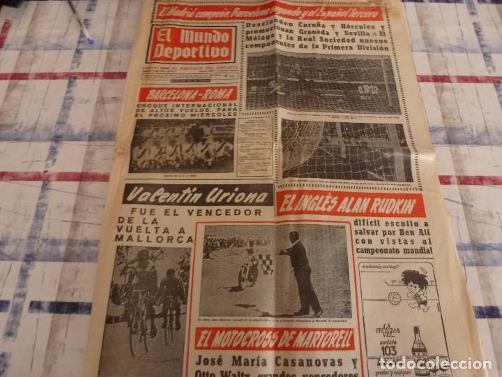 Collectionnisme sportif: MUNDO DEPORTIVO(24-4-67) BAR&Ccedil;A 2 VALENCIA 1 Y GRANADA 0 ESPA&Ntilde;OL 3.