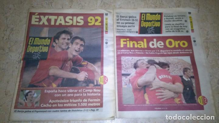 Colecionismo desportivo: El mundo deportivo, extasis y final de oro. a&ntilde;o 92