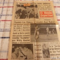 Coleccionismo deportivo: MUNDO DEPORTIVO(30-12-65)COPA DAVIS DESDE SIDNEY(AUSTRALIA)PROX.SABADELL-R.MADRID,SOMBRITA(BOXEO). Lote 107552507