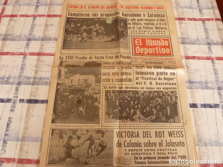 Collectionnisme sportif: MUNDO DEPORTIVO(7-1-66)BAR&Ccedil;A 5 SABADELL 0,OVIEDO 0 L&Eacute;RIDA 1,RALLY I TROFEO VALLPINEDA,DI STEFANO.
