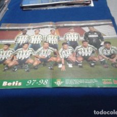 Coleccionismo deportivo: POSTER REAL BETIS TEMPORADA 97/98 DON BALON