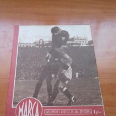Coleccionismo deportivo: DIARIO MARCA. Nº149. 9-OCTUBRE-1945. 1-1 EL MADRID Y EL VALENCIA EMPATARON EN UN PARTIDO SIN CLASE.. Lote 112243251