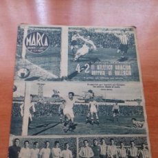Coleccionismo deportivo: DIARIO MARCA. Nº64. 15-FEBRERO-1944. 4-2 EL ATLETICO AVIACION DERROTA AL VALENCIA.. Lote 112917451