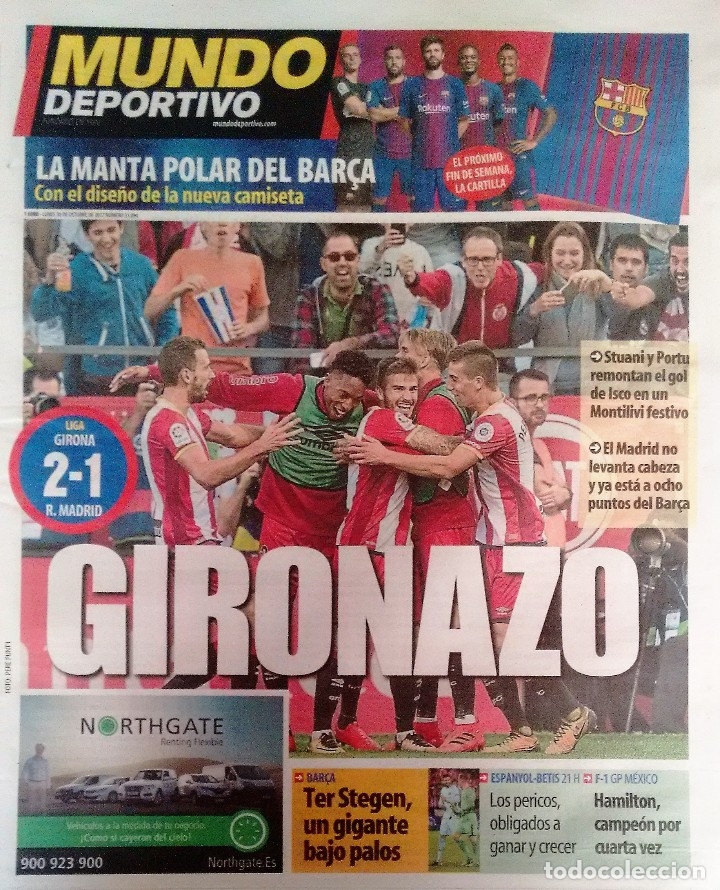 Coleccionismo deportivo: historica victoria del girona