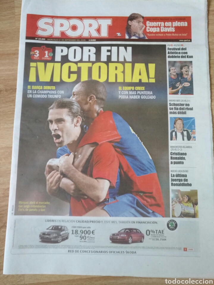 Coleccionismo deportivo: Sport n&deg; 10.409 - Foto 1