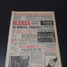 Coleccionismo deportivo: MARCA. 6/04/1962. COPA EUROPA. SEMIFINAL. TOTTENHAM,2 - BENFICA,1. JORNADA DE COPA.. Lote 114872679