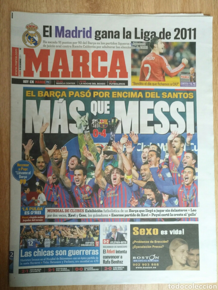 Coleccionismo deportivo: Marca 19/12/2011 - Foto 1