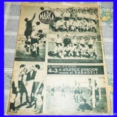 Coleccionismo deportivo: REVISTA MARCA Nº 46 1943 ATLETICO AVIACION SABADELL SEVILLA CELTA DE VIGO GRANADA. Lote 115426783