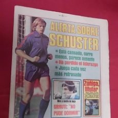 Coleccionismo deportivo: SPORT Nº 628. 21 AGOSTO 1981. ALERTA SOBRE SCHUSTER.