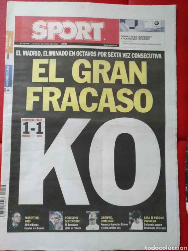 Coleccionismo deportivo: Sport n&deg; 10944 - Foto 1