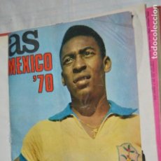 Coleccionismo deportivo: TOMO 1970 / 10 REVISTAS, DEL NÚMERO 05 AL 14 + EXTRAORDINARIO MÉXICO 70, CON PELÉ Y TODO EL MUNDIAL. Lote 118450435