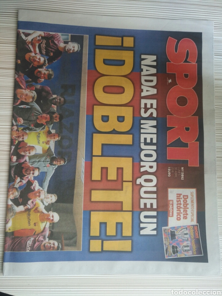 Coleccionismo deportivo: Sport n&deg; 13892 - Foto 1
