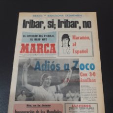 Coleccionismo deportivo: MARCA. 29/08/1974. HOMENAJE A ZOCO. R.MADRID,3 - PANATHINAIKOS,0.. Lote 119870116
