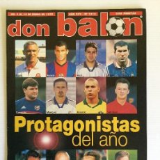 Coleccionismo deportivo: REVISTA DON BALÓN ENERO 1999 Nº1212 PROTAGONISTAS DEL AÑO