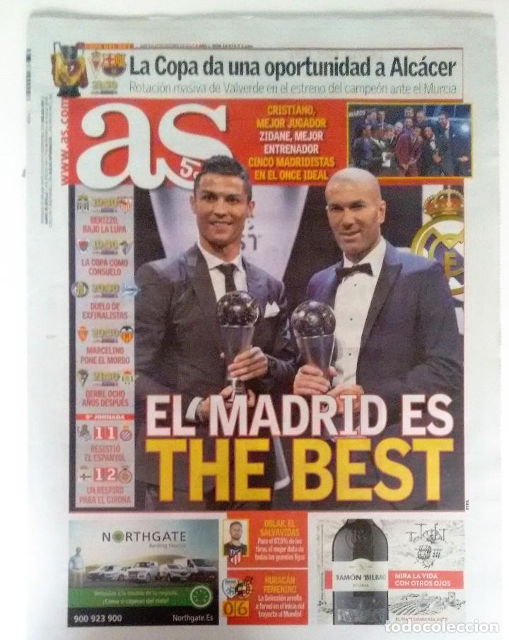 Coleccionismo deportivo: as: premios the best 2017 - Foto 1