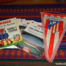 Coleccionismo deportivo: CLUB ATLÉTICO DE MADRID GENIO Y FIGURA SUELTO SIN ENCUADERNAR. MARCA 1996. REGALO BANDERÍN. BE.