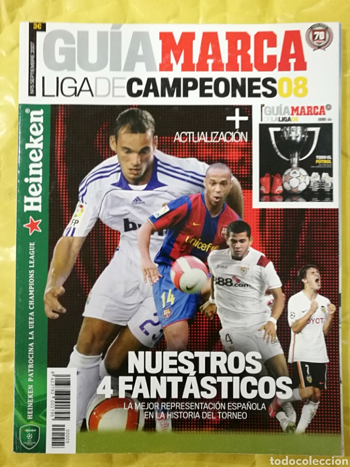 Colecionismo desportivo: Gu&iacute;a Marca Liga de Campeones 2008