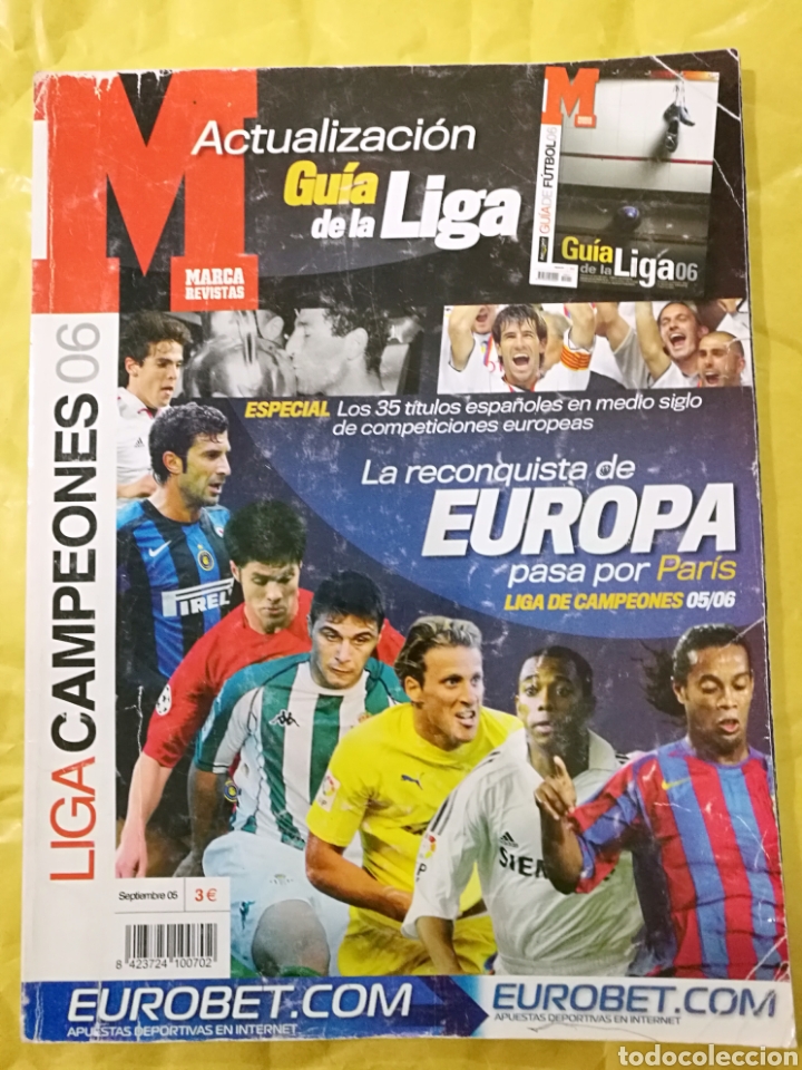 Colecionismo desportivo: Marca Liga de Campeones septiembre 2006