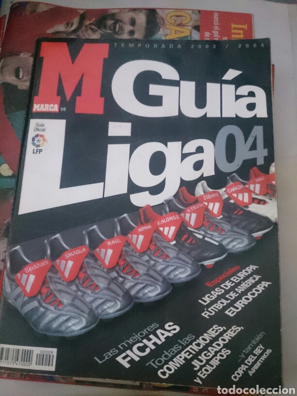 Colecionismo desportivo: GUIA LIGA F&Uacute;TBOL DIARIO MARCA TEMPORADA 2004