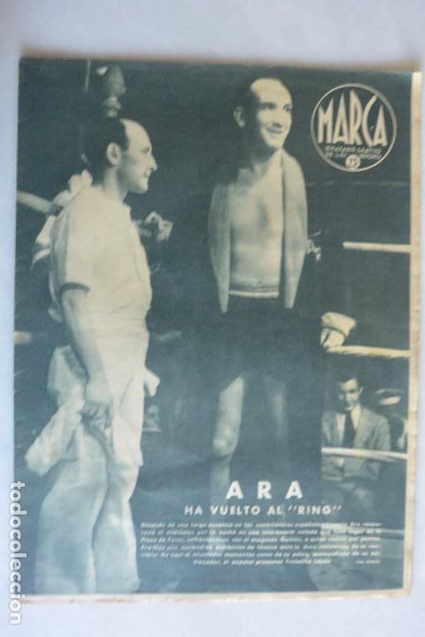 Colecionismo desportivo: SEMANARIO GRAFICO MARCA. N&ordm; 785. 1942. ARA HA VUELTO
