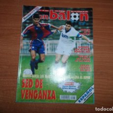Coleccionismo deportivo: DON BALON 966 REAL MADRID VS BARCELONA VS OPORTO COPA EUROPA POSTER ESPAÑOL Y SU ASCENSO . Lote 134838126