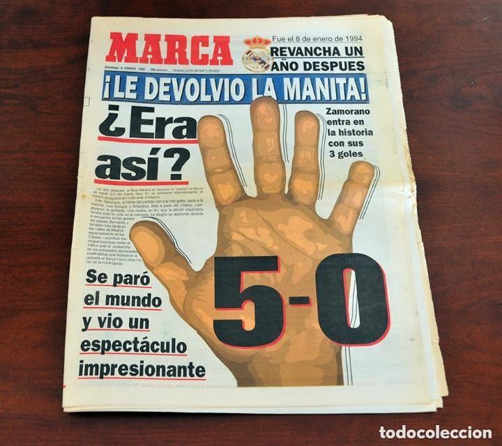 Real Madrid Le Devolvio La Manita Fc Barcelona Buy Old Newspaper Marca At Todocoleccion 135506438