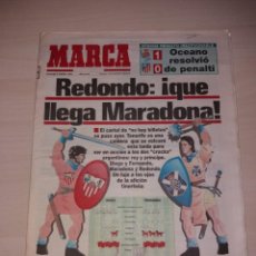 Coleccionismo deportivo: ANTIGUO PERIÓDICO MARCA - CD TENERIFE EN SU ÉPOCA UEFA - FERNANDO REDONDO