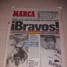 Coleccionismo deportivo: ANTIGUO PERIÓDICO MARCA - 1993 - INDURÁIN - BRUGUERA