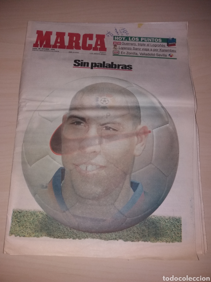 Coleccionismo deportivo: ANTIGUO PERIÓDICO MARCA - 1996 - RONALDO - Foto 2 - 136162120