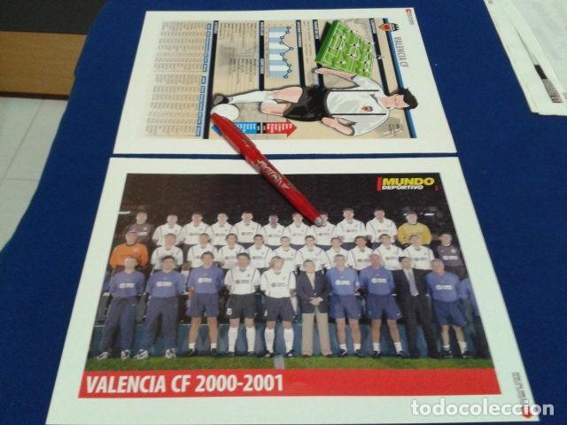 Sammelleidenschaft Sport: MINI POSTER + FICHA MUNDO DEPORTIVO 2000/2001 ( VALENCIA C.F. ) NUEVO