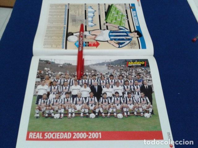 Sammelleidenschaft Sport: MINI POSTER + FICHA MUNDO DEPORTIVO 2000/2001 ( REAL SOCIEDAD  ) NUEVO