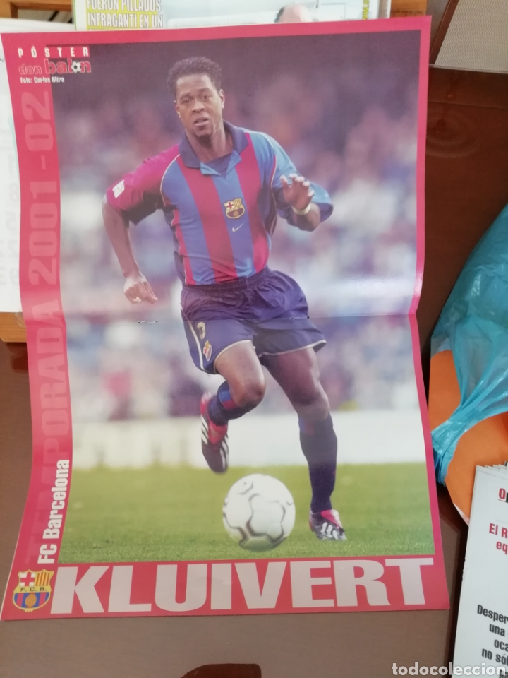 Coleccionismo deportivo: Don balon- poster Kluivert barsa - Foto 1