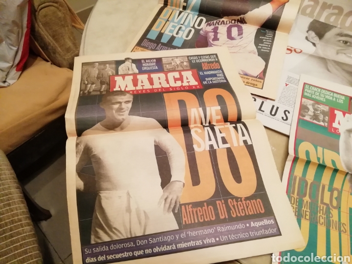 Sports collectibles: Alfredo Di Stefano. Especial Marca. Reyes del siglo XX