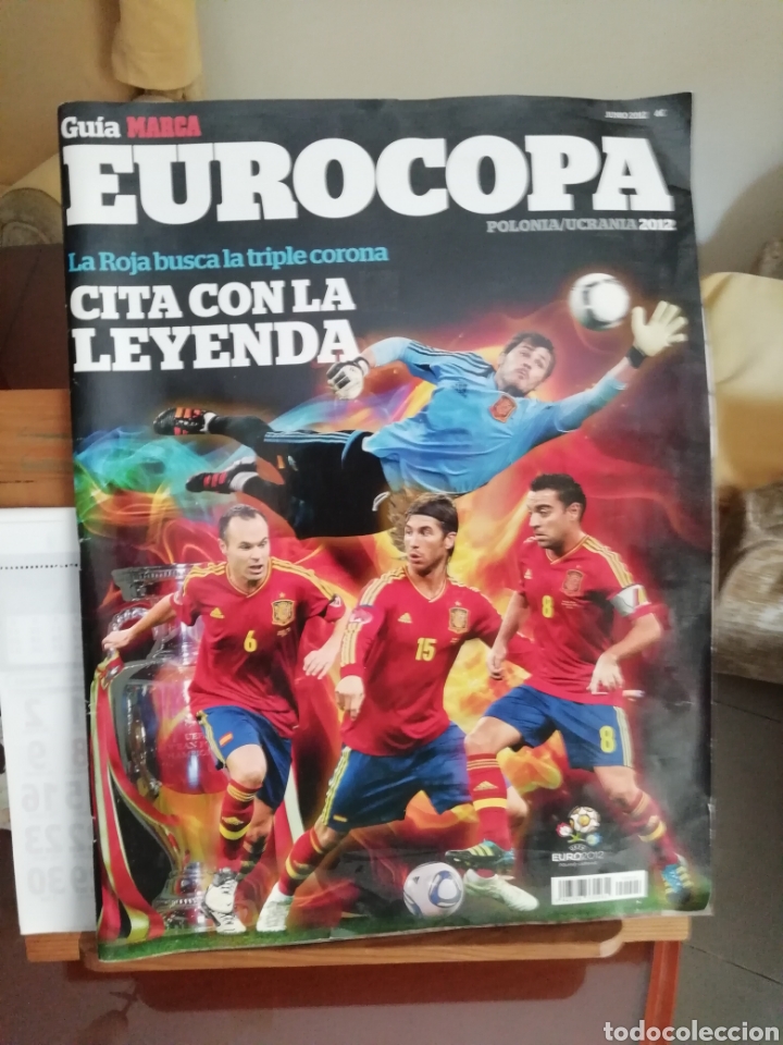 Coleccionismo deportivo: Eurocopa 2012. Gu&iacute;a marca tabloide. - Foto 1