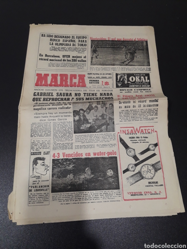 Collectionnisme sportif: MARCA 17/07/1964. AT.MADRID ESPECIAL COLECCIONABLE STANLEY MATTHEWS.