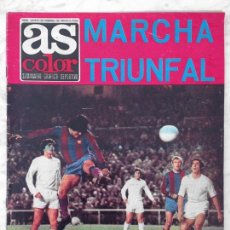 Coleccionismo deportivo: AS COLOR - 1974 - MARCHA TRIUNFAL, R. MADRID 0 BARCELONA 5, JOAQUIN PEIRO, BETIS, VENANCIO, LAZIO