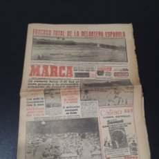 Coleccionismo deportivo: MARCA 15/03/1954. MUNDIAL SUIZA 1954. TURQUIA,1 - ESPAÑA,0. HOMENAJE A DIESTRO. OVIEDO,4 - BILBAO,1.