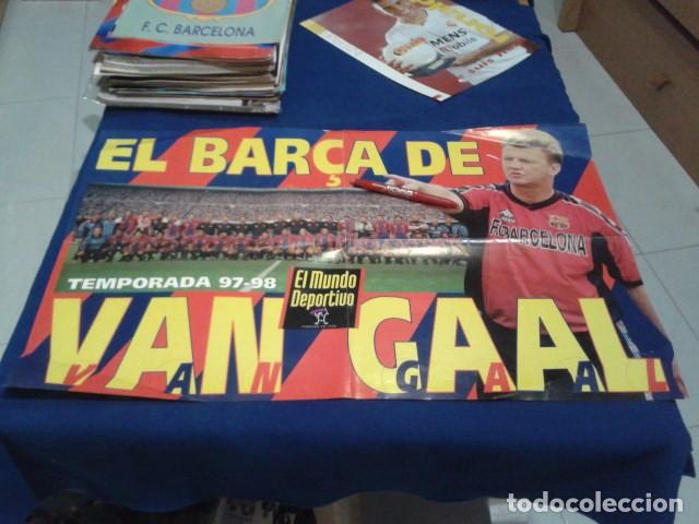Collectionnisme sportif: POSTER  EL MUNDO DEPORTIVO ( EL BAR&Ccedil;A DE VANGAAL ) TEMPORADA 97 - 98 VER FOTOS