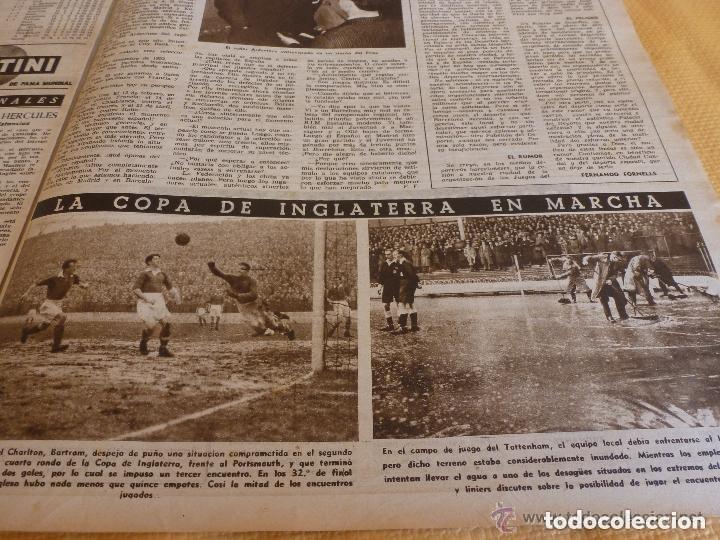 Coleccionismo deportivo: VIDA DEPORTIVA Nº:436(25-1-54)LA COPA INGLESA Y HAT TRICK DE KUBALA!!! BARÇA 4 VALLADOLID 1-FOTOS - Foto 2 - 153161358