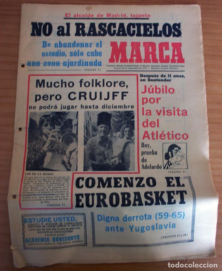 Coleccionismo deportivo: MARCA - N&Uacute;MERO 9873 - A&Ntilde;O 1973 - Foto 1