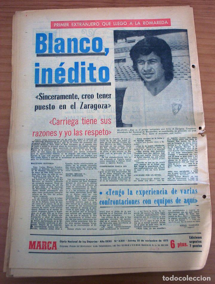 Coleccionismo deportivo: MARCA - N&Uacute;MERO 9920 - A&Ntilde;O 1973 - Foto 2