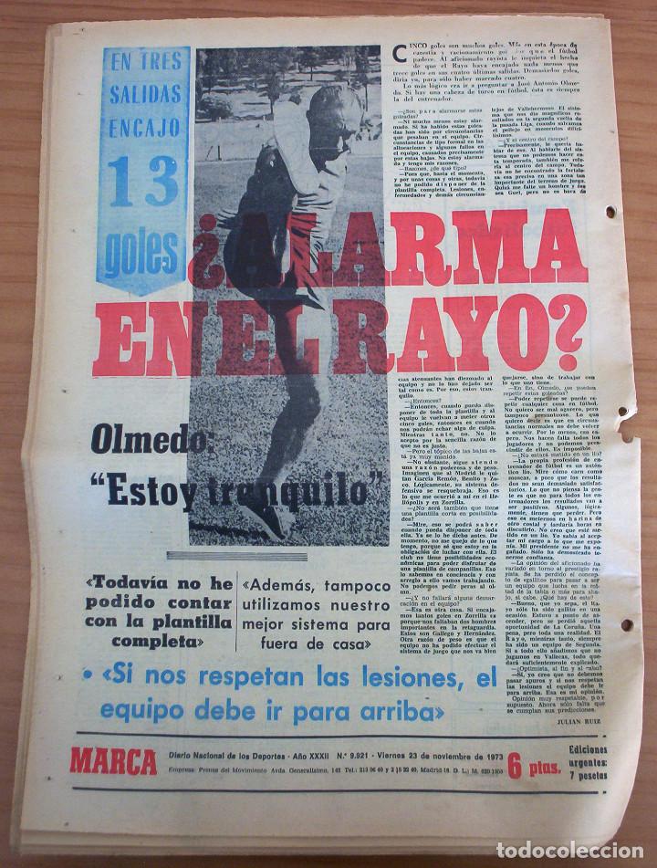 Coleccionismo deportivo: MARCA - N&Uacute;MERO 9921 - A&Ntilde;O 1973 - Foto 2