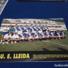 Coleccionismo deportivo: MINI POSTER UE LLEIDA 93/94 REVISTA DON BALON PLANTILLA LIGA TEMPORADA 1993/1994 FUTBOL. Lote 155164898