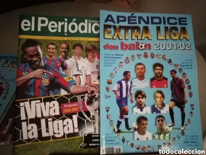 Coleccionismo deportivo: Don balon ap&eacute;ndices extras ligas 2000 al 2004 - Foto 1