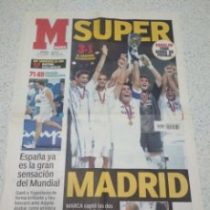 Coleccionismo deportivo: PERIÓDICO MARCA R. MADRID CAMPEÓN SUPERCOPA EUROPA 2002. Lote 158450936
