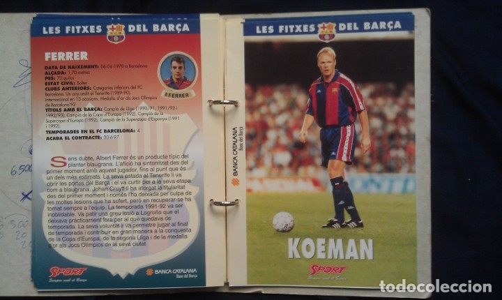 Coleccionismo deportivo: FITXES DEL BARCA - Foto 16