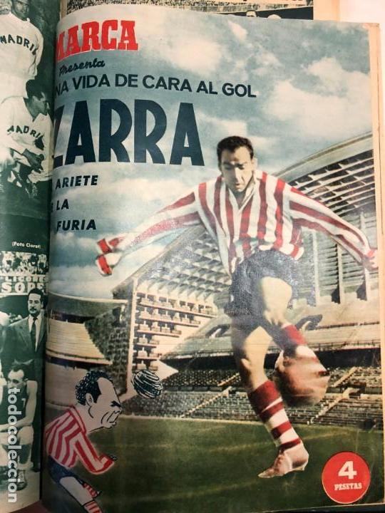 Collectionnisme sportif: MARCA 2 DE ENERO DE 1951 AL 12 DE JUNIO 1951 CONTIENE ZARRA UNA VIDA DE CARA AL GOL