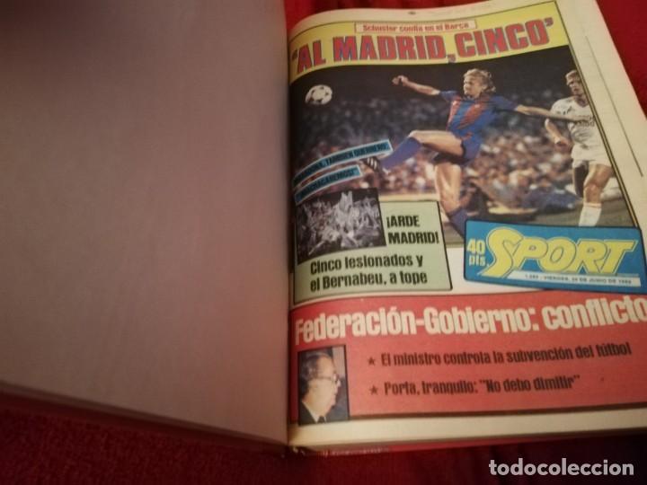 Coleccionismo deportivo: DIARIO SPORT 69 TOMOS ENCUADERNADOS 1980 a 1984 y 1992 a 2007 NUEVOS barcelona Barça / Maradona - Foto 9 - 160270446